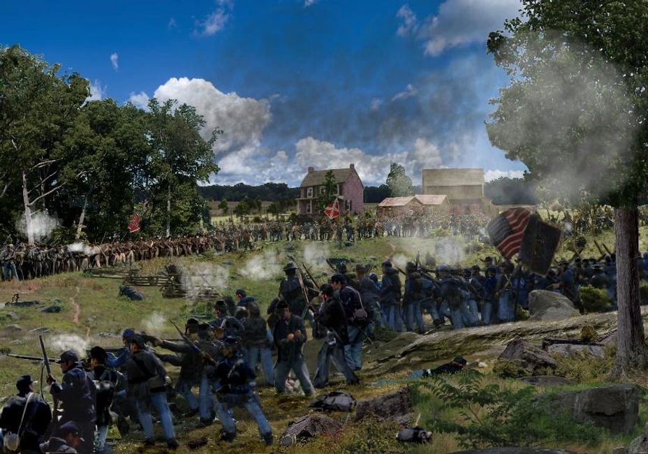 The Wheatfield The Gettysburg Diographs