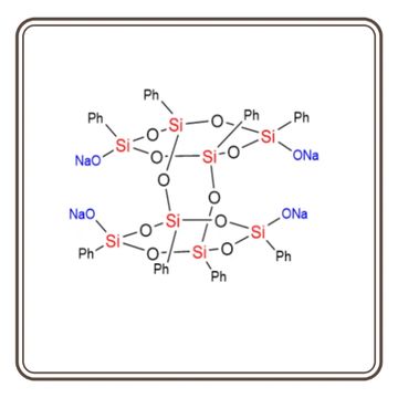 POSS DDSQ C48H40Na4O14Si8
As an inorganic filler, it improves the temperature resistance of material