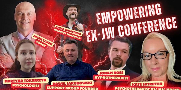 Speakers at the Empowering Ex-JW Conference with diverse expertise.