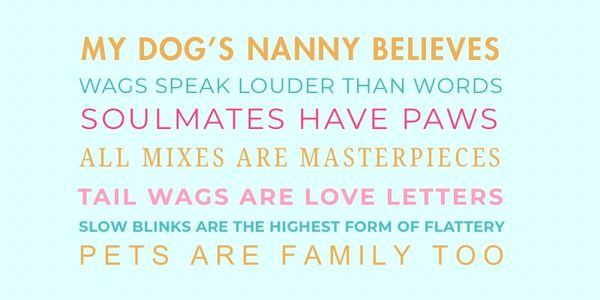 Inspirational quotes about dogs and pets as family.
