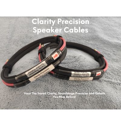 Clarity Precision Ver. 2 Audiophile Speaker Cables