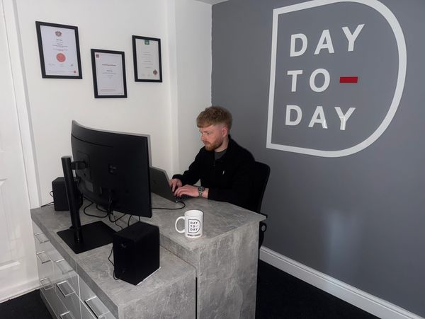 Accountant working