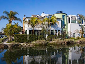 Venice Beach, venice canals, real estate photography