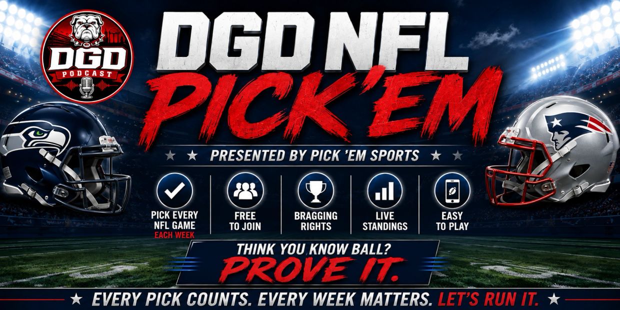 DGDNFL Pick'Em NFL game challenge with free entry and weekly picks.