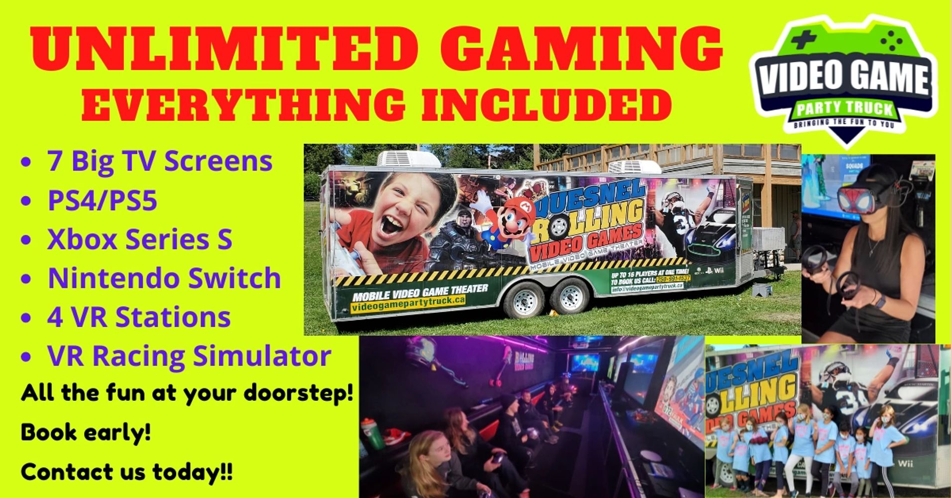 EPIC GAMING TRUCK - Video Game Rental Service