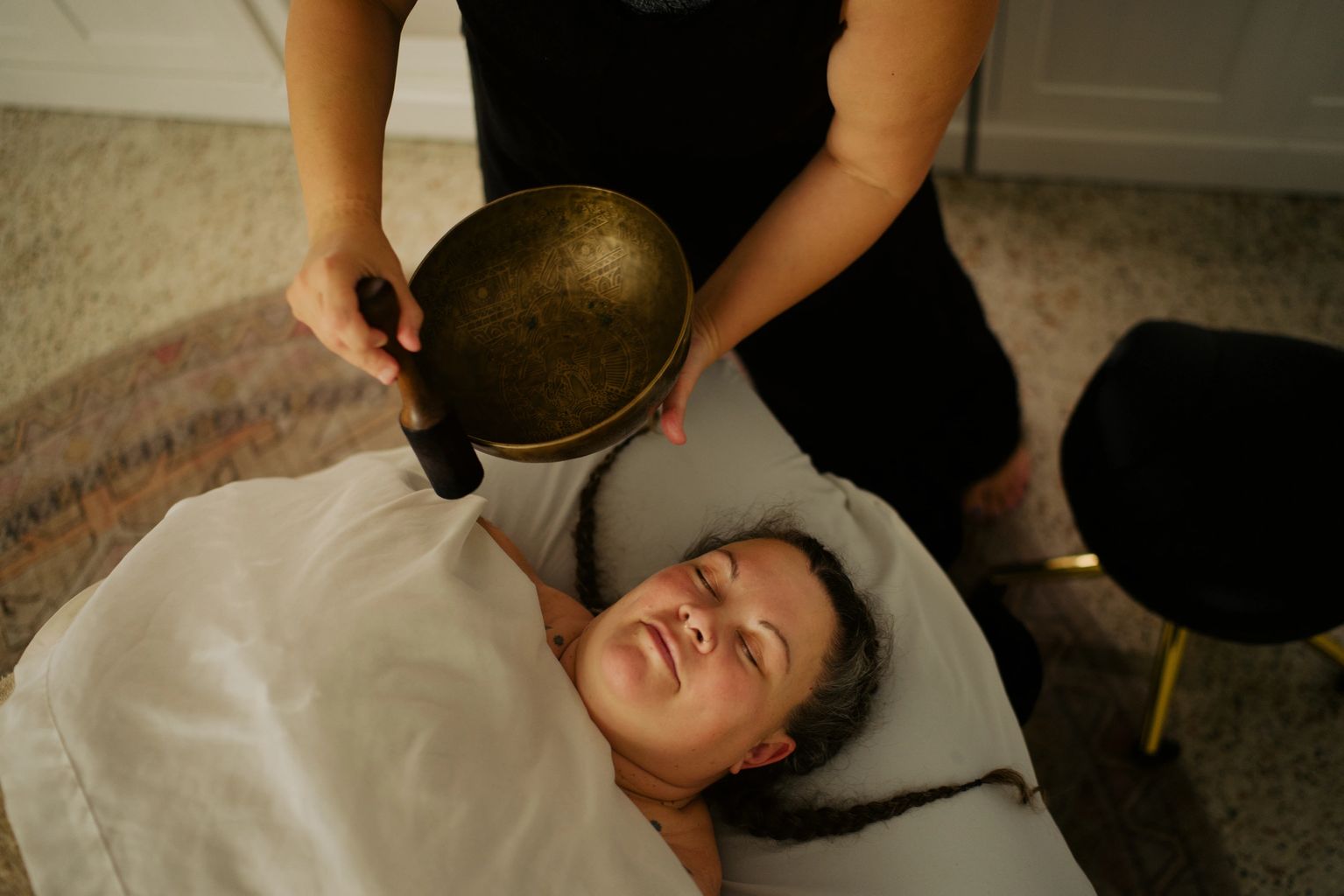 A restorative sound session at Lovelock