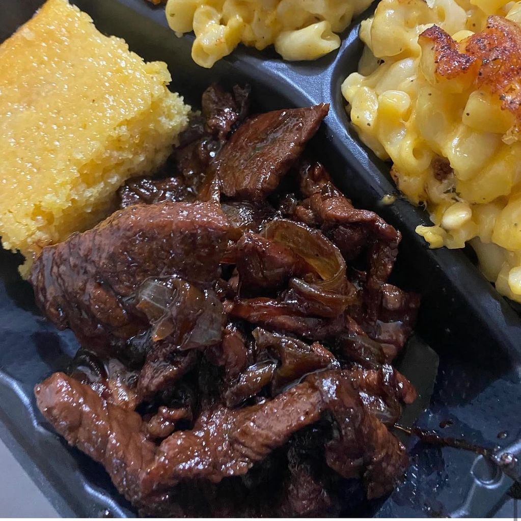 Steak Tips with onions 