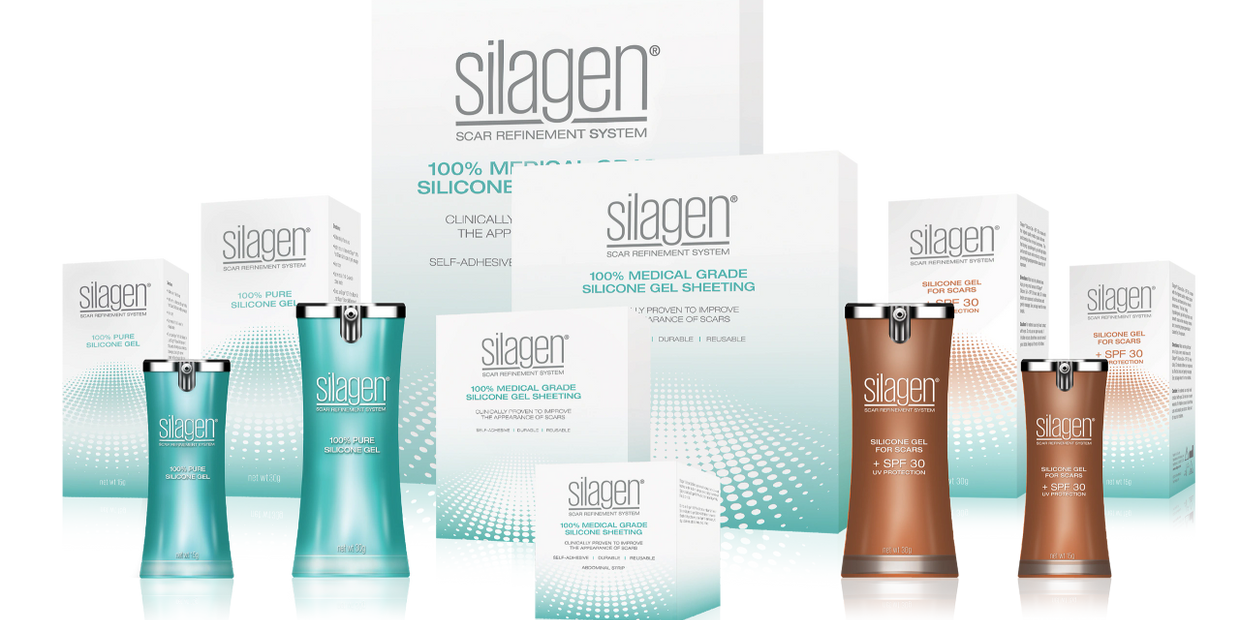 scar treatment  silicone sunscreen silagen scar system