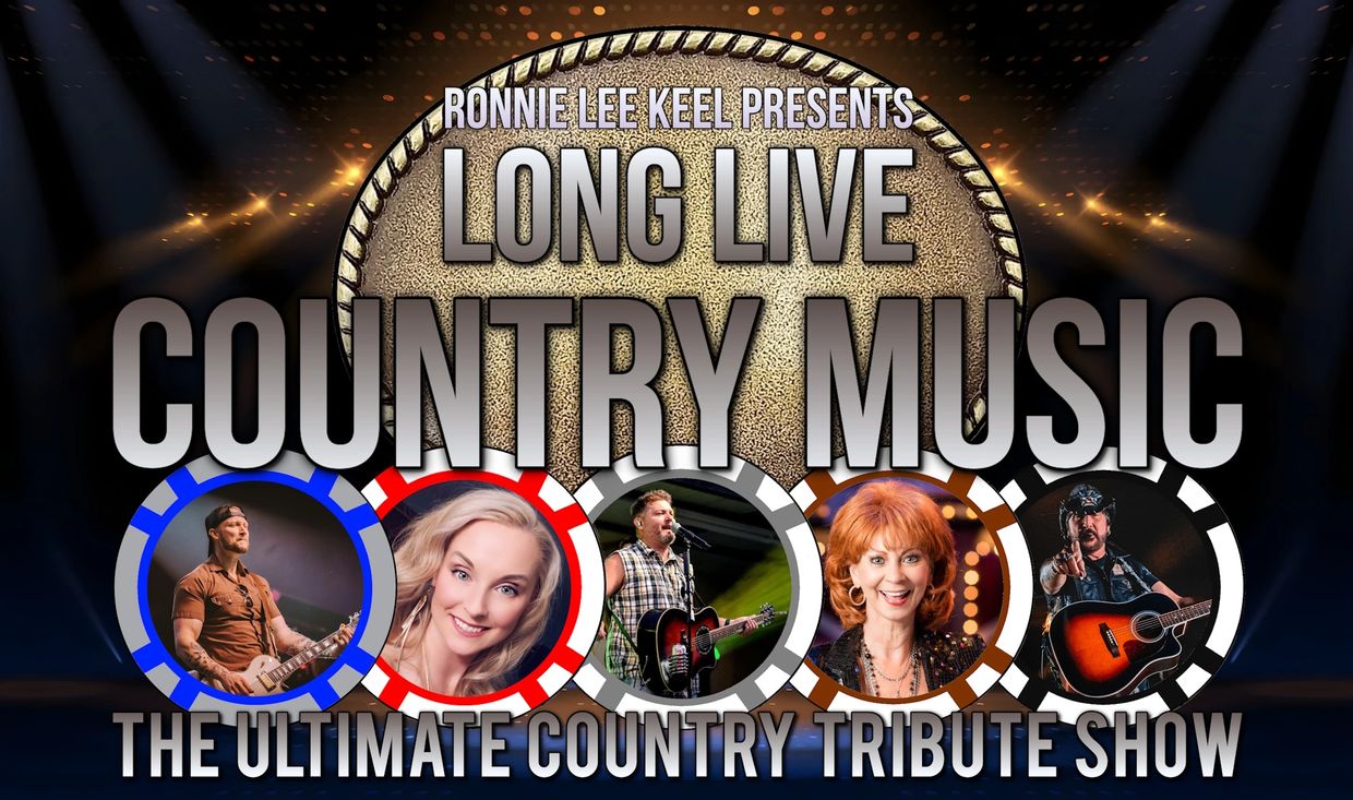 Poster for a country music tribute show.