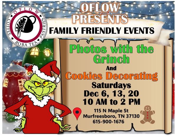 Grinch photos and Cookies Decorating