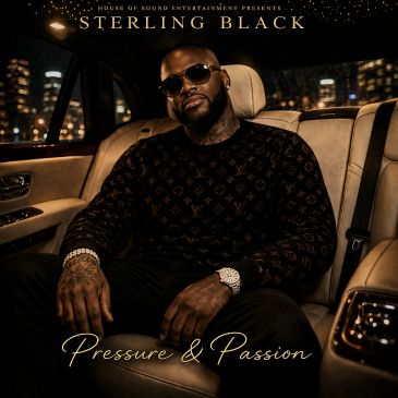 Man in luxury car for Sterling Black's "Pressure & Passion".