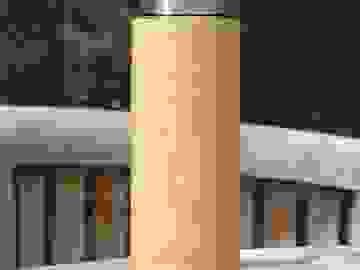 Bamboo water bottle, to keep your water clean and chilled.