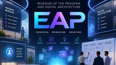 EAP数字架构与项目重设计主题展示。