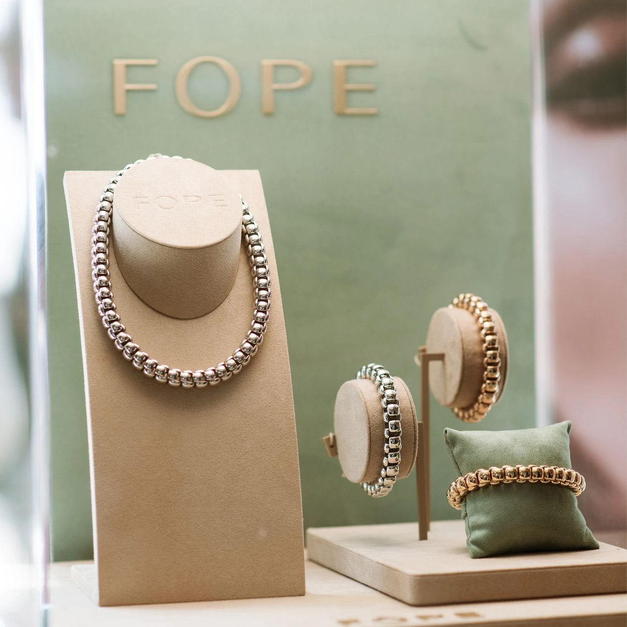 A Display of Jewelry in a Store