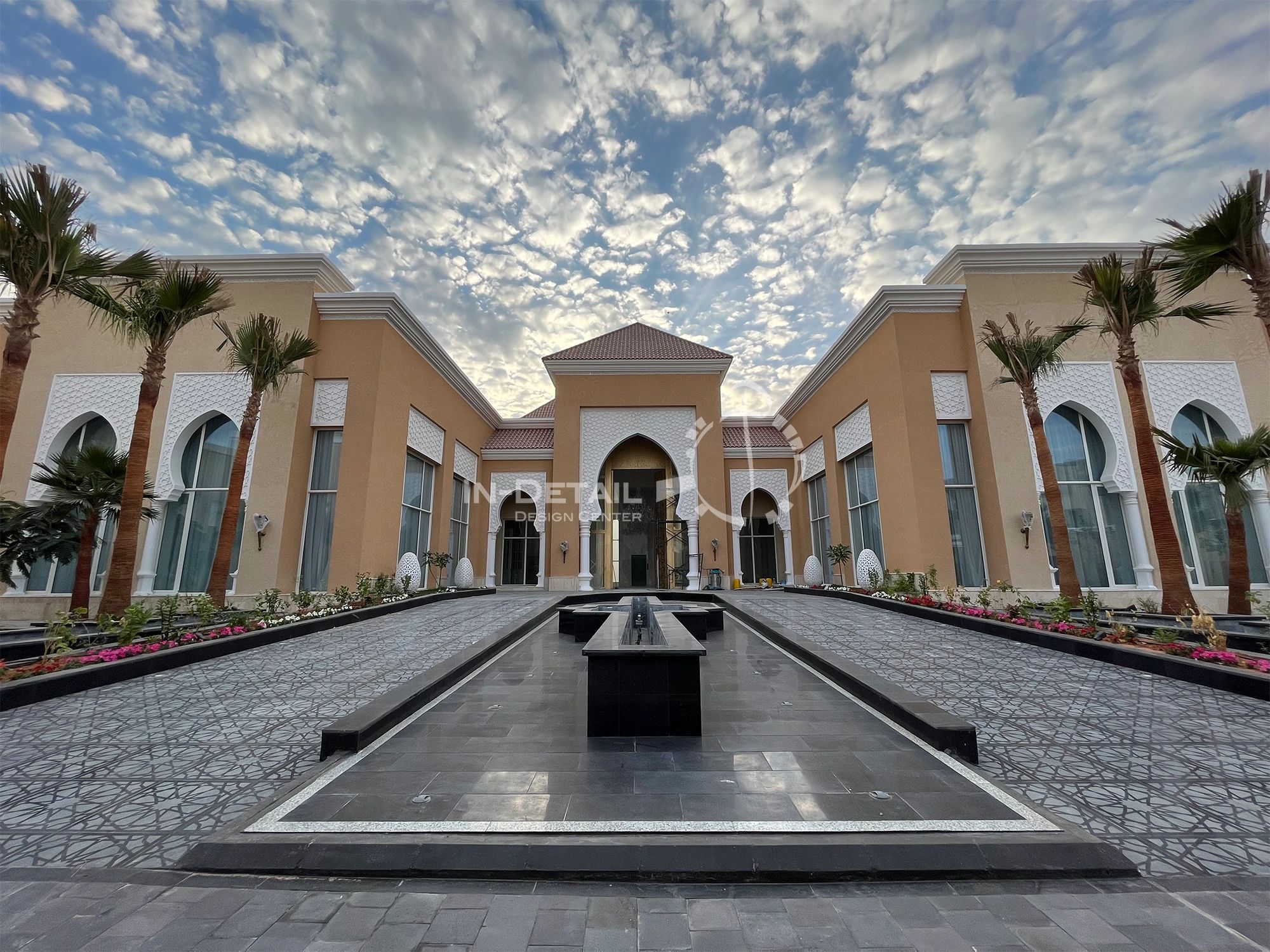 Full interior, exterior and landscape design service of a luxury palatial complex in Riyadh