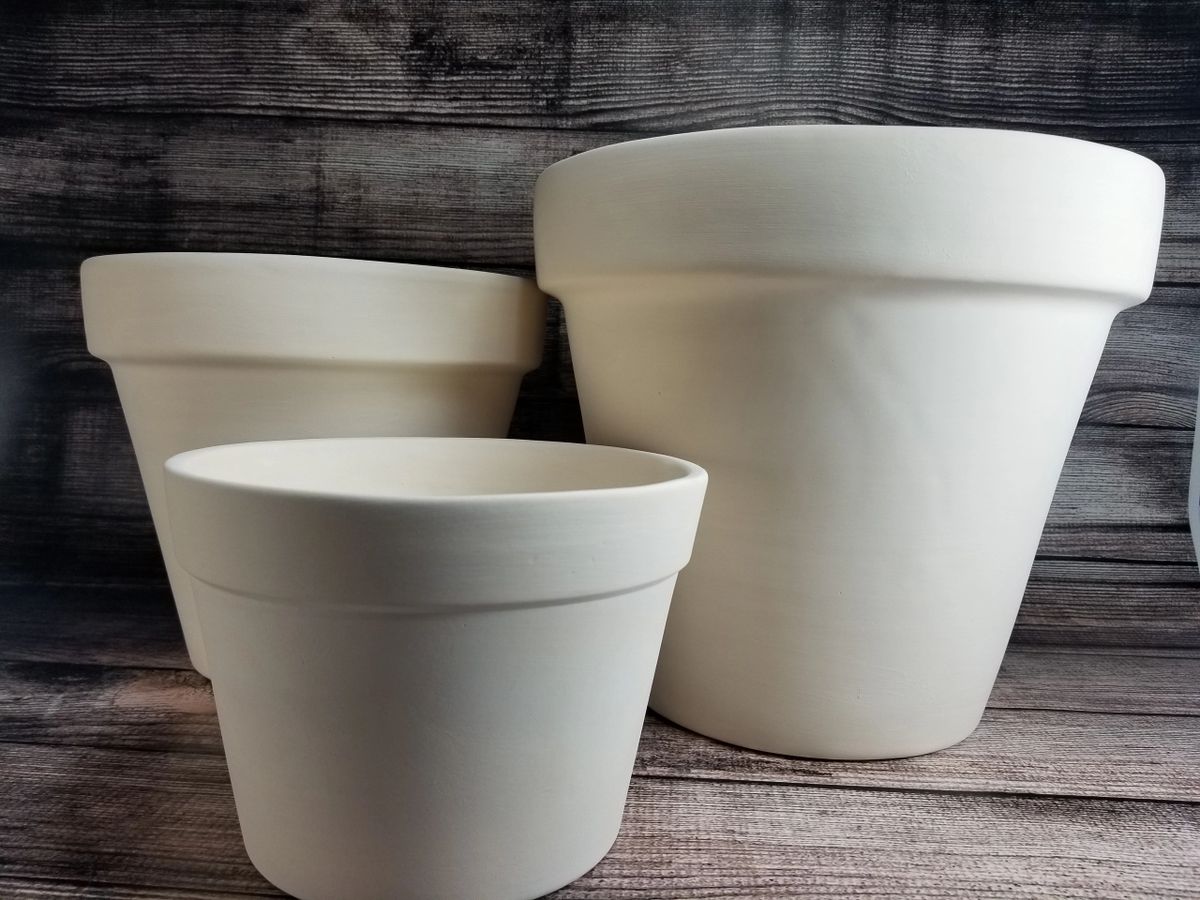 BP440 Clay Pot Puzzle/Drape Clay Puzzling Mold Assortment of 3 Molds