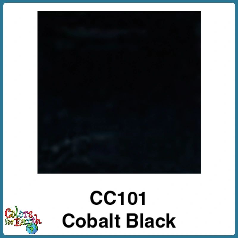 CC101 Cobalt Black Color Concentrate Underglaze (fired color)