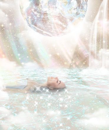 Spirituelles Grafikdesign. Christin Ladwig Orakelkarten. Digital Art. Spiritual Awakening Oracle.