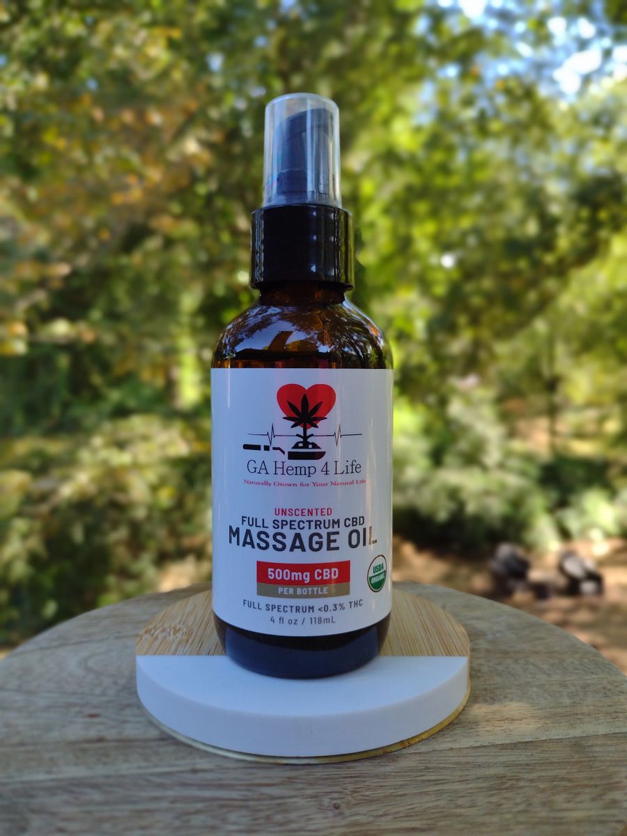Massage Oil (Unscented Full Spectrum