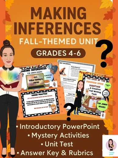 #MakingInferences #ReadingComprehension #FallELA #Grades4to6 