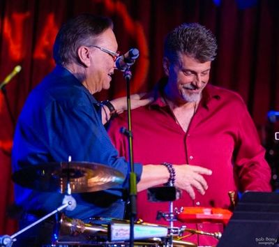 Keith with Arturo at Catalina Jazz in Hollywood, CA March, 2022