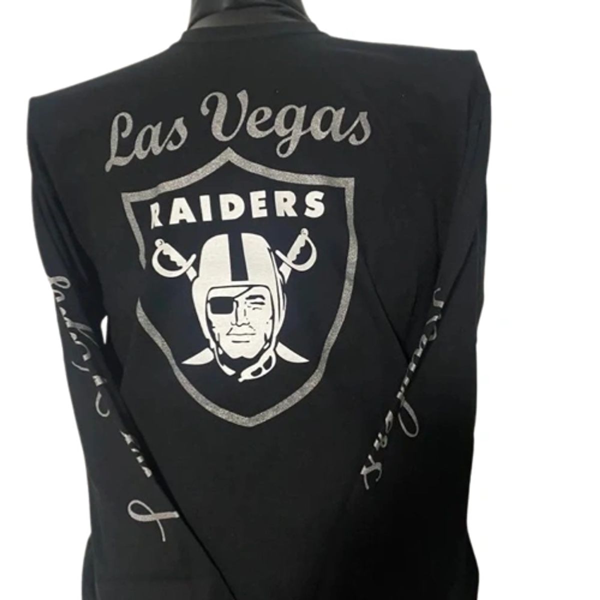 Las Vegas Raiders Long Sleeve T-Shirt (Size: 4XL)