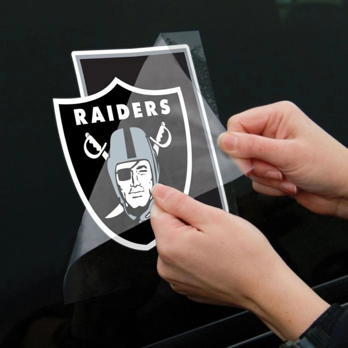 Las Vegas Raiders Double Up Die Cut Sticker