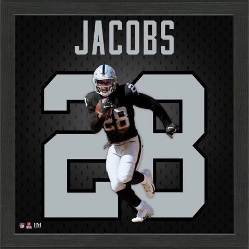 NFL, Accessories, Las Vegas Raiders 28 Josh Jacobs Jersey Collector Pin  Jewelry