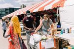 Food Distribution on Lake Street, Minneapolis: The Source; Minneapolis MN