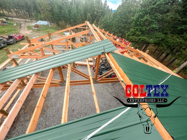ROOFING A BARN