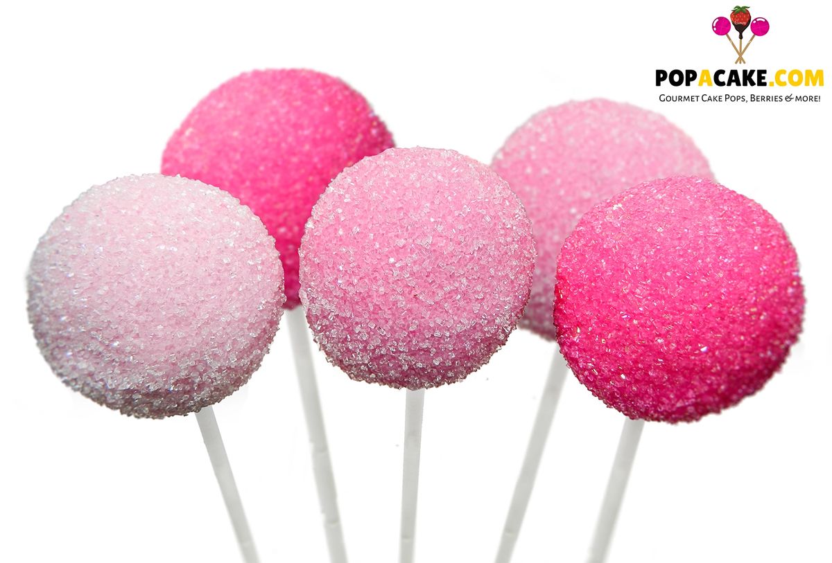 Pink Assortment Cake Pops (12 Cake Pops) (Cake: Assorted (Any Mix of  Available Flavors))
