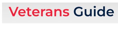 Logo reading 'Veterans Guide' with red and dark blue text.