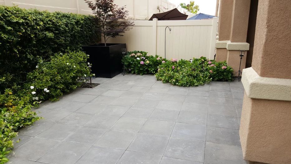 A yard without landscaping. A yard without landscaping.