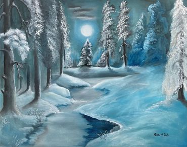 Winter Landscape
Oil