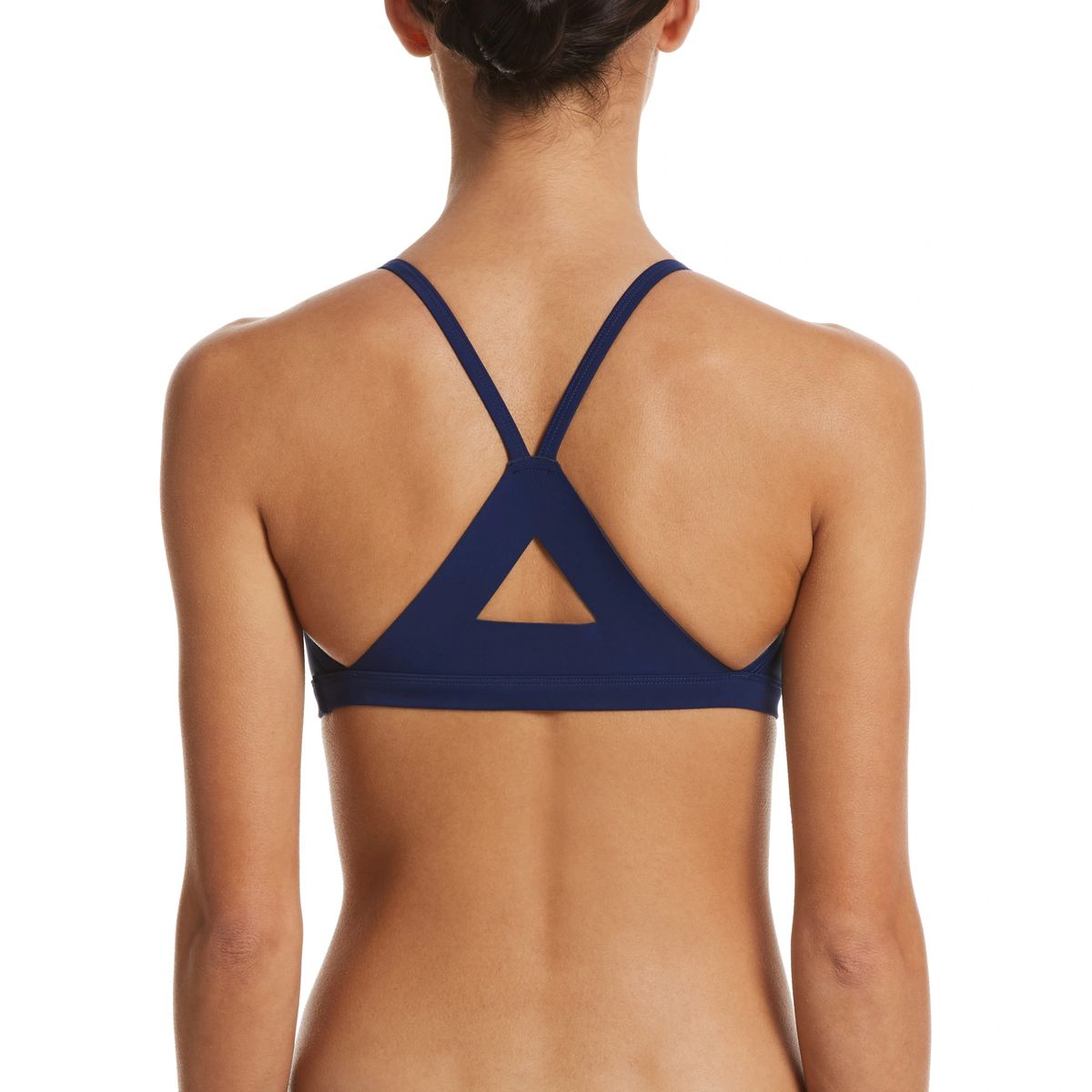 Nike Solid Tri-Back Bikini Top Blue Void