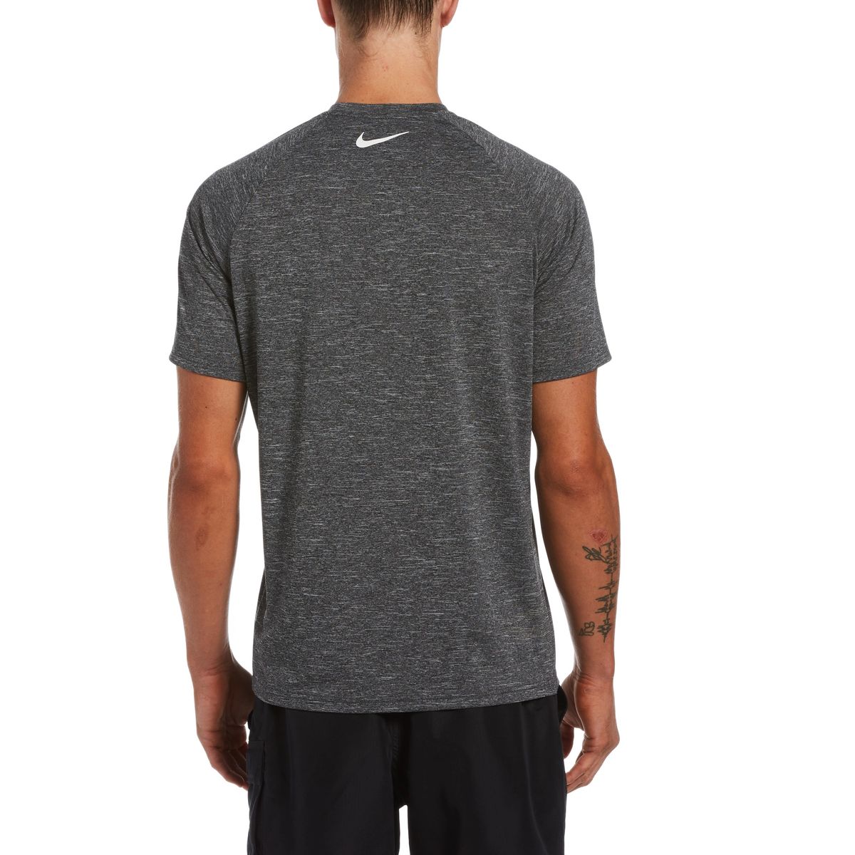 Nike Heather Logo Short Hydroguard Mens shirt Black