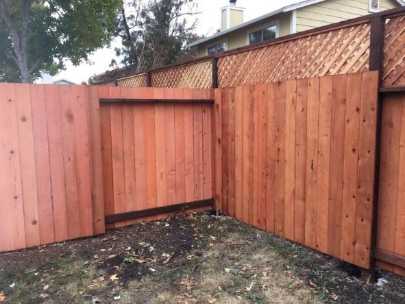 Residential Home Backyard Fence Build by JAM3 Builders