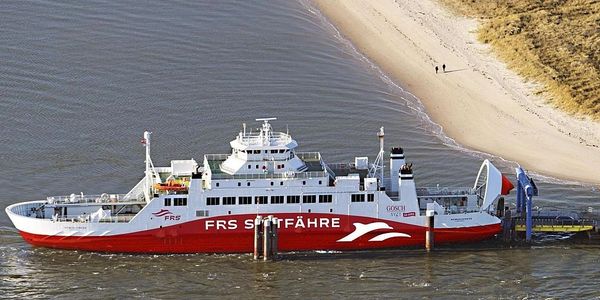 Die FRS Syltfähre führt auf direktem Wege von Dänemark auf die Insel Sylt.