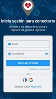 Accede a CovidMap con tus cuentas en redes sociales o con tu correo