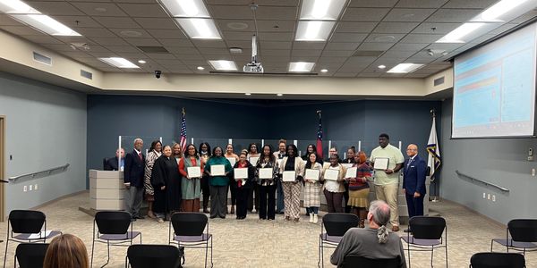 Cohort 17 ~ Local Governance Team Members inducted into Dougherty County Schools, Albany, Georgia.