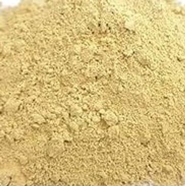 Yellow clay powder