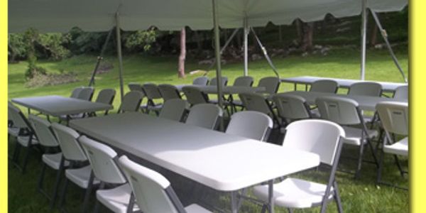 tents, chairs, and tables for weddings, events, wedding receptions all from Flagstaff Party Central