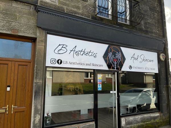 Printed PVC and neon sign shopfront signage
