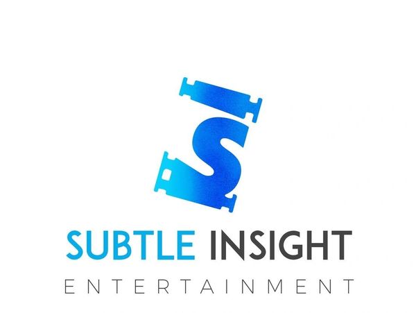 Logo of Subtle Insight Entertainment featuring a stylized blue film strip forming 'S'.
