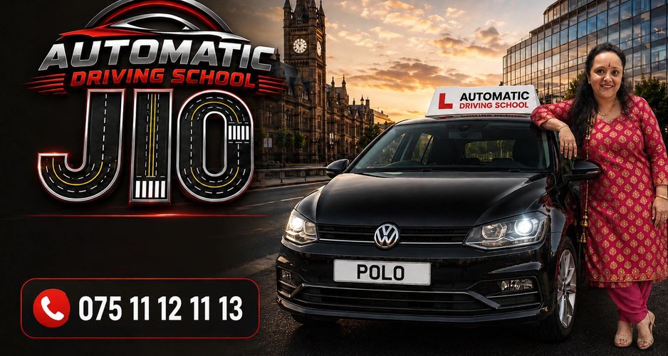 Automatic Driving School J10 Wolverhampton – automatic driving lessons and instructor with VW Polo