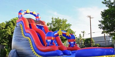Inflatable Bounce house water slide