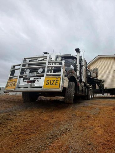 House loaded on Removalist truck in Childers Qld