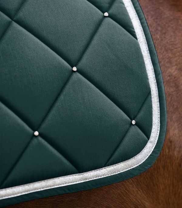 Waldhausen Competition Saddle Pad Dressage fir green/silver
