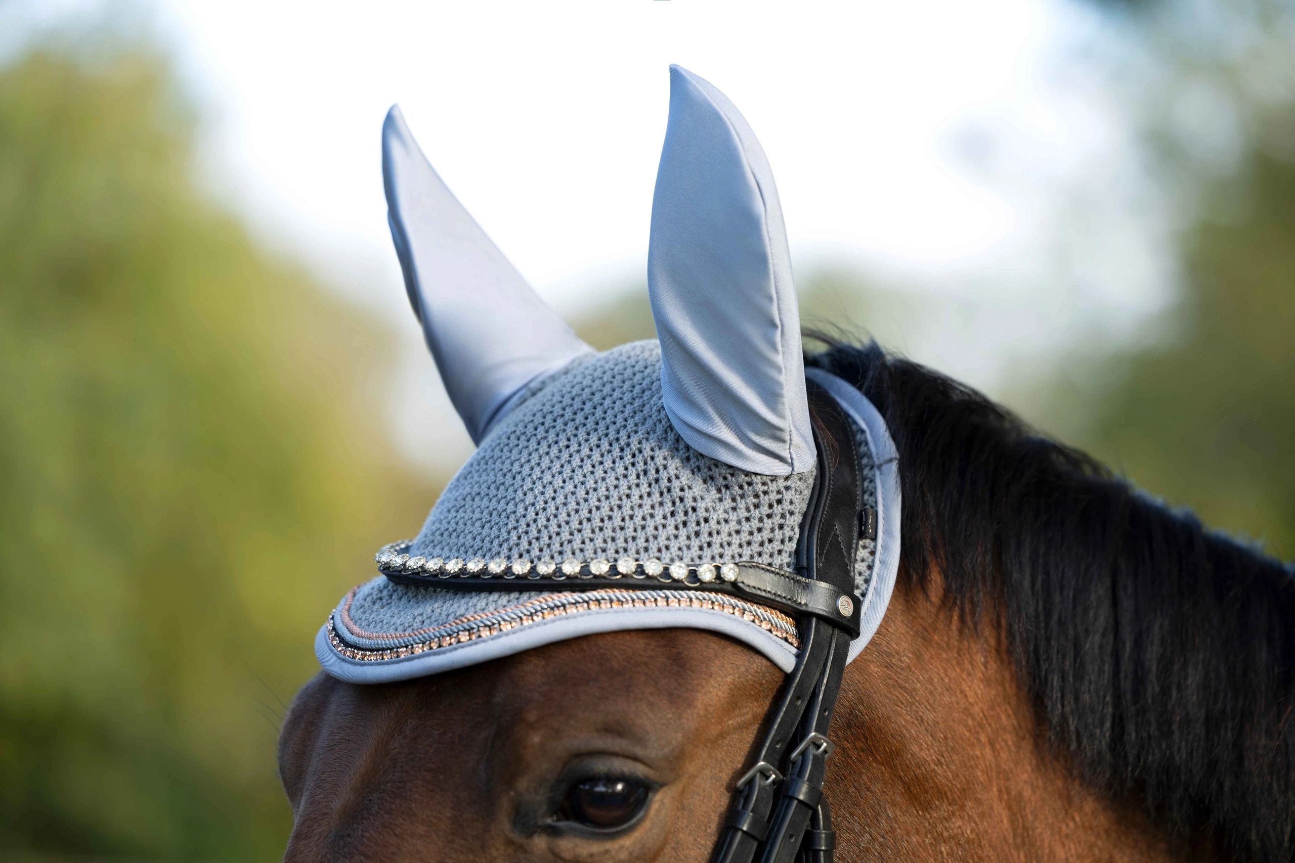 HKM Ear bonnet -Rosegold Glamour - Image 3