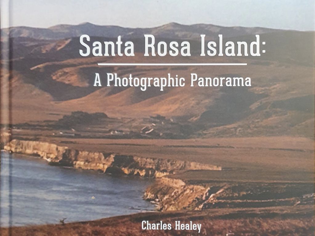 Book cover of Santa Rosa Island photographic panorama.